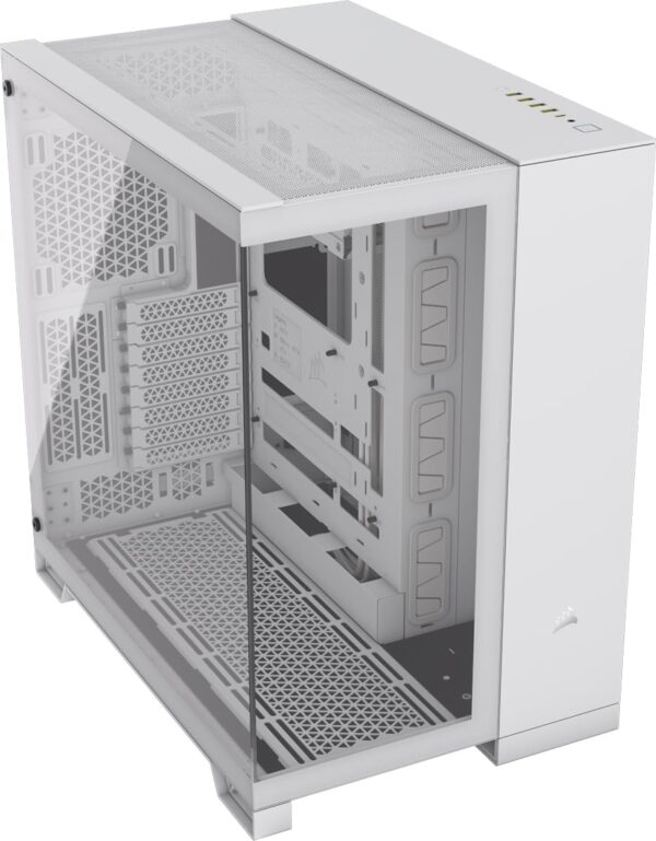 CORSAIR 6500X TEMPERED GLASS DUAL CHAMBER - WHITE (ATX)
