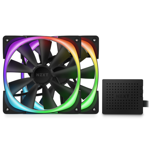 NZXT AER RGB 2 140 TWIN STARTER PACK (140MM) BLACK x2