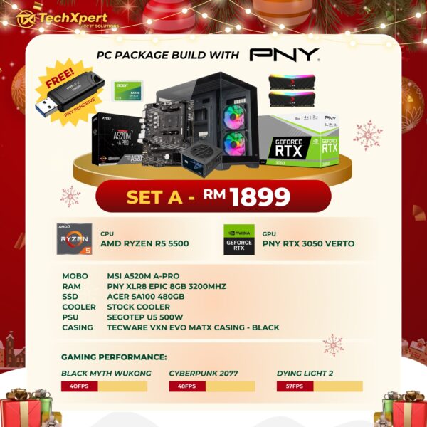 TechXpert Gaming PC Package - A