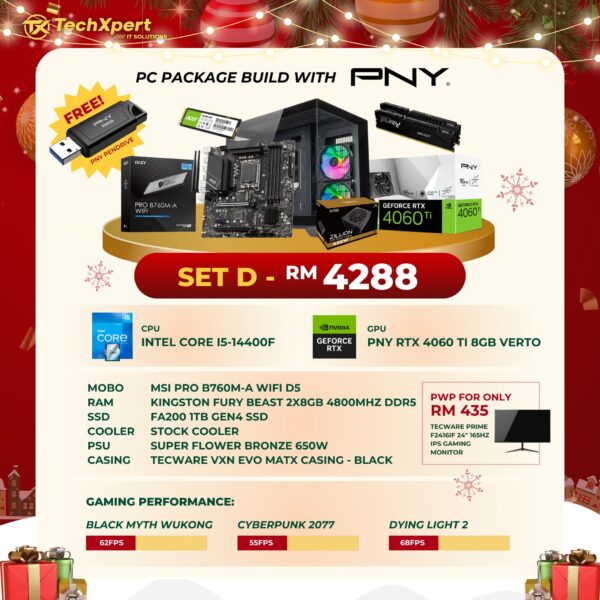 TechXpert Gaming PC Package - D