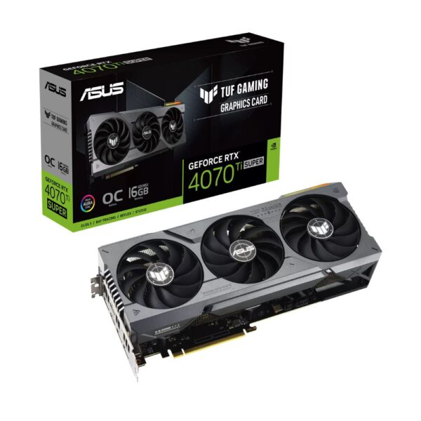 ASUS TUF GAMING GEFORCE RTX 4070 TI SUPER OC EDITION 16GB GDDR6X
