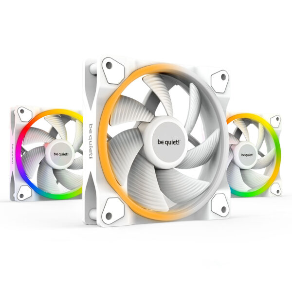 BE QUIET! LIGHT WINGS TRIPLE PACK (120MM) WHITE x3