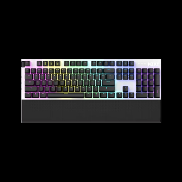 NZXT FUNCTION FULL SIZE MODULAR MECHANICAL KEYBOARD - WHITE