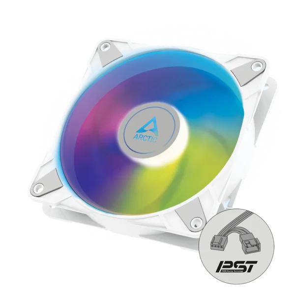 ARCTIC P12 PWM PST ARGB 120MM WHITE