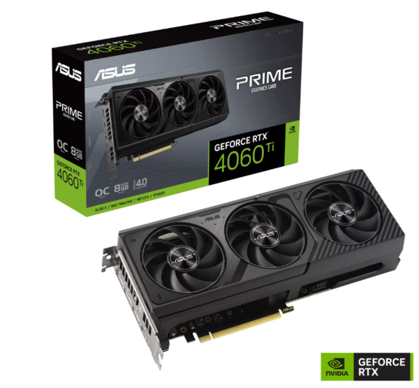 ASUS PRIME GEFORCE RTX 4060 TI OC EDITION 8GB GDDR6
