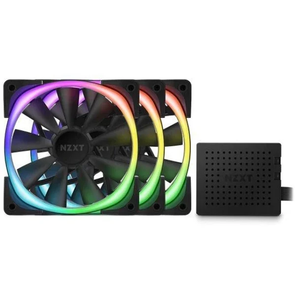 NZXT AER RGB 2 120 TRIPLE STARTER PACK (120MM) BLACK x3