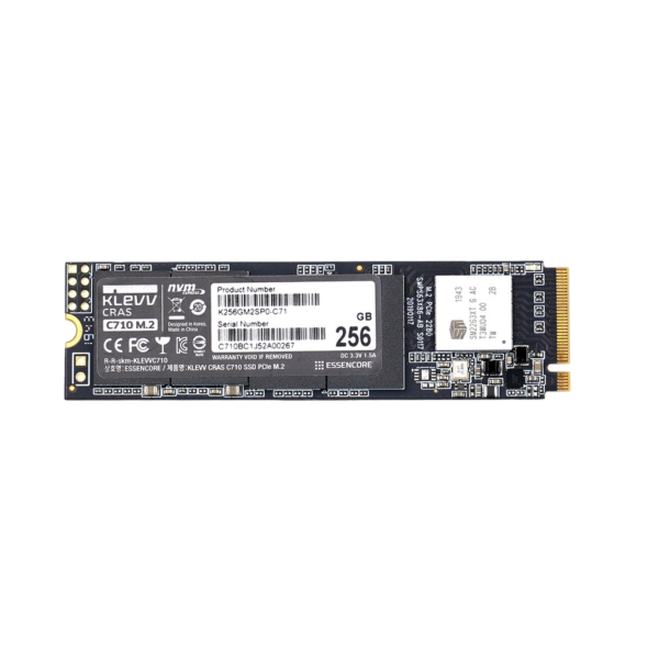 KLEVV CRAS C710 NVME GEN3 256GB (R:1950MBs/W:1250MBs)