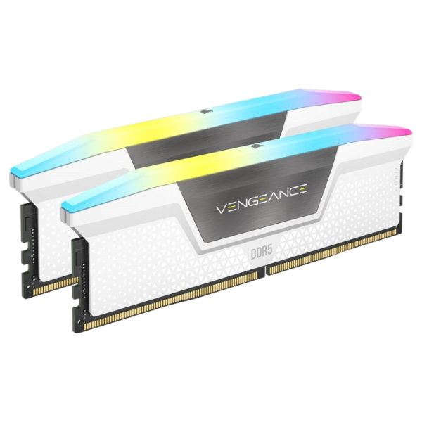 CORSAIR VENGEANCE RGB 2X16GB DDR5 6200MHZ CL36 - WHITE
