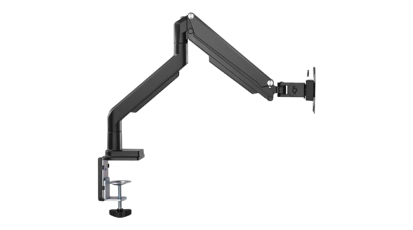 MACHDESK MD34 SINGLE PERFORMANCE GAS SPRING MONITOR ARM - BLACK (32"/9KG)