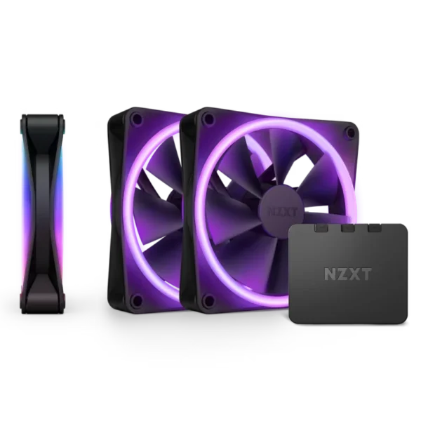 NZXT F120 RGB DUO TRIPLE PACK (120MM) BLACK x3