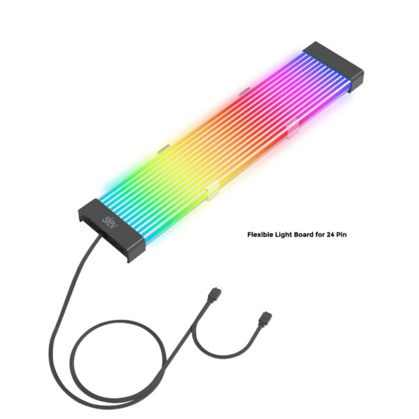 SLEV.30 ARGB FLEXIBLE LIGHT BOARD FOR 6+2P/6+2PX2/12VHPWR - BLACK