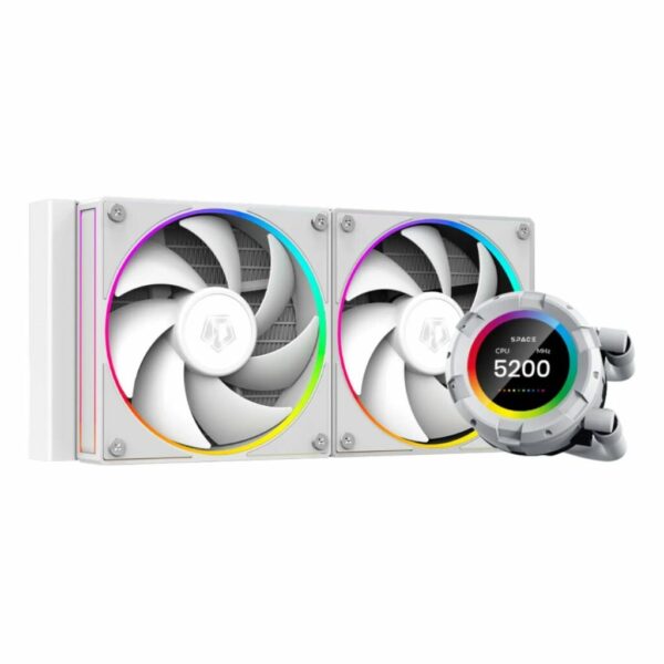 ID-COOLING SPACE SL240 LCD WATERCOOLING - WHITE