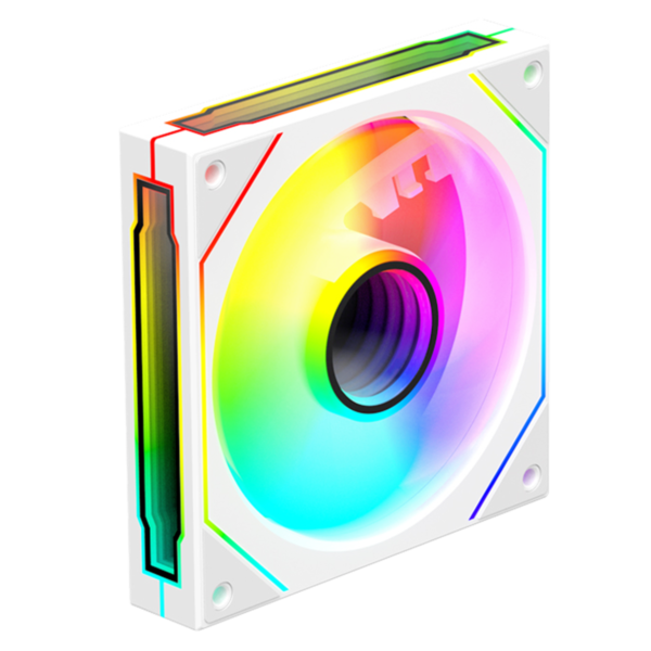 SLEVFLOW ASQ VORTEX S PWM ARGB REVERSE WHITE (1 YEAR WARARNTY)